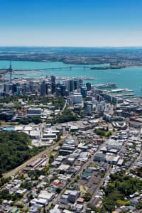 Aerial Image of PARNELL FACING NORTH WEST TOWARDS AUCKLAND  CITY