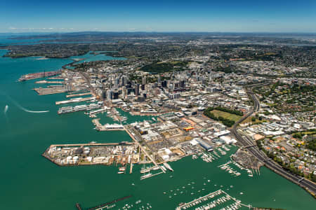 Aerial Image of AUCKLAND CITY LOOKING SOUTH