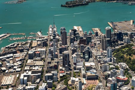 Aerial Image of AUCKLAND CBD CLOSE UP