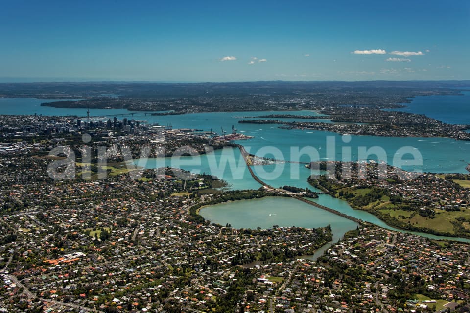 Aerial Image of Orakei Looking North To Auckland City