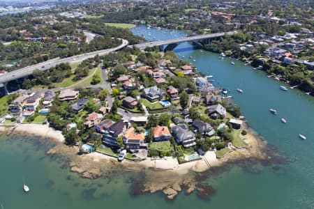 Aerial Image of HUNTLEYS POINT ROAD