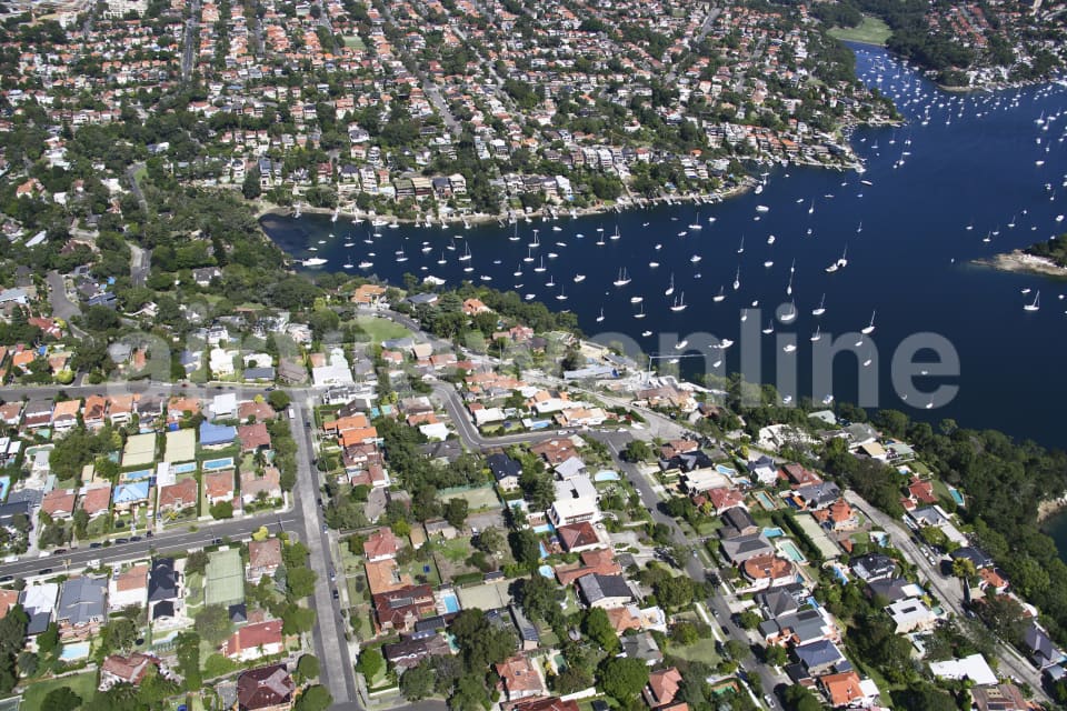 Aerial Image of Bay Street, Mosman