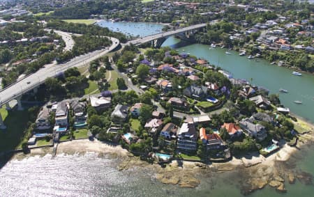 Aerial Image of HUNTLEYS POINT ROAD