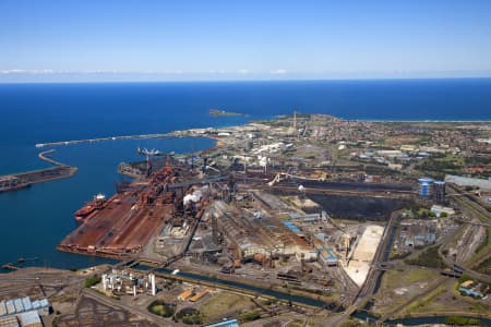 Aerial Image of PORT KEMBLA