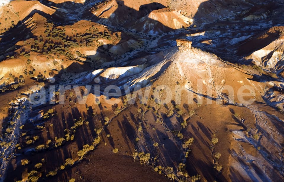 Aerial Image of Painted Desert