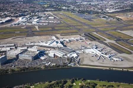 Aerial Image of SYDNEY AIRPORT