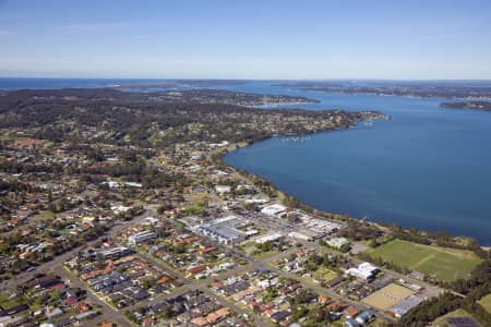 Aerial Image of WARNERS BAY