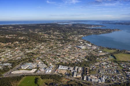 Aerial Image of WARNERS BAY