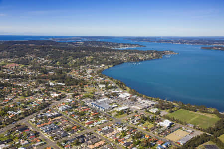 Aerial Image of WARNERS BAY