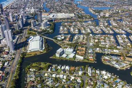 Aerial Image of BROADBEACH WATERS