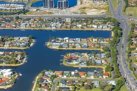 Aerial Image of BROADBEACH WATERS