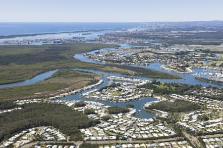 Aerial Image of COOMERA WATERS AERIAL PHOTO
