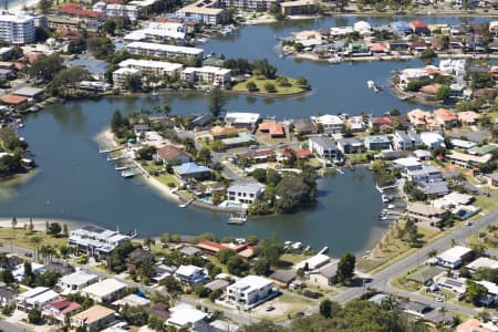 Aerial Image of AERIAL PHOTO BIGGERA WATERS QLD