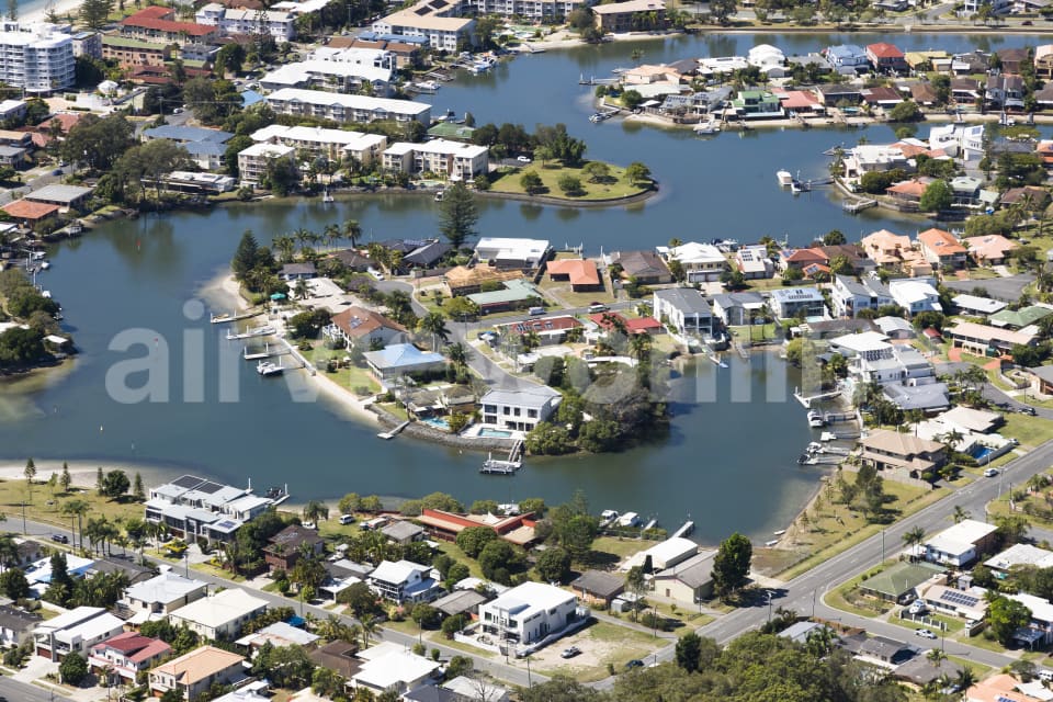 Aerial Image of Aerial Photo Biggera Waters QLD