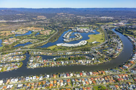 Aerial Image of NERANG RIVER HOMES