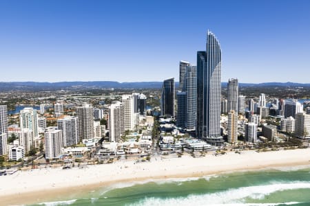 Aerial Image of AERIAL PHOTO CAVILL AVE SURFERS PARADISE