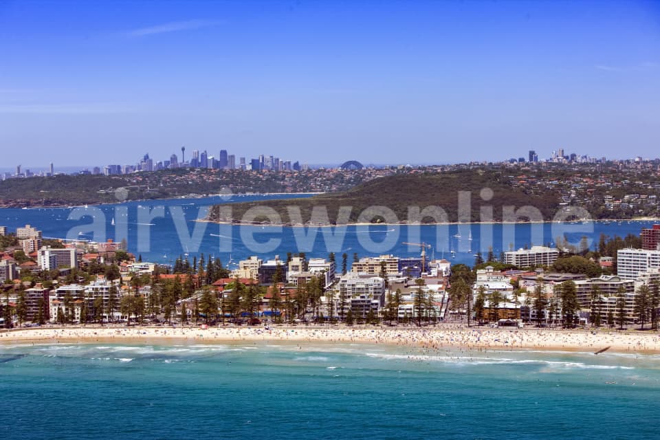 Aerial Image of Manly Beach