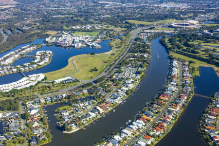 Aerial Image of NERANG RIVER