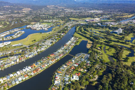 Aerial Image of NERANG RIVER HOMES