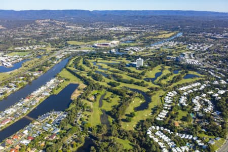 Aerial Image of ROYAL PINES GOLF COURSE