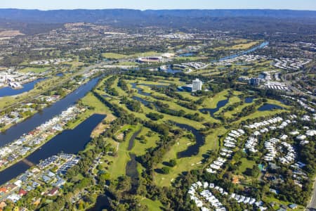 Aerial Image of ROYAL PINES GOLF COURSE