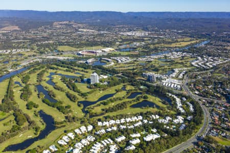Aerial Image of ROYAL PINES GOLF COURSE