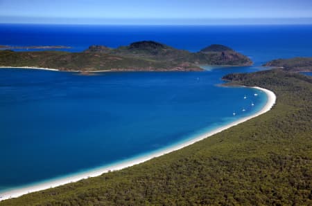Aerial Image of WHITEHAVEN BEACH