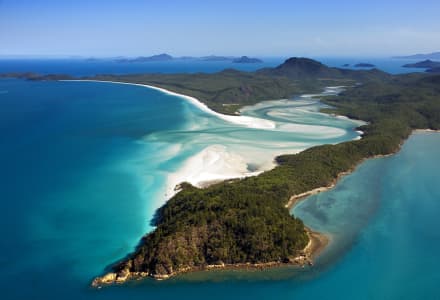 Aerial Image of WHITEHAVEN BEACH