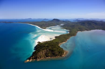 Aerial Image of WHITEHAVEN BEACH