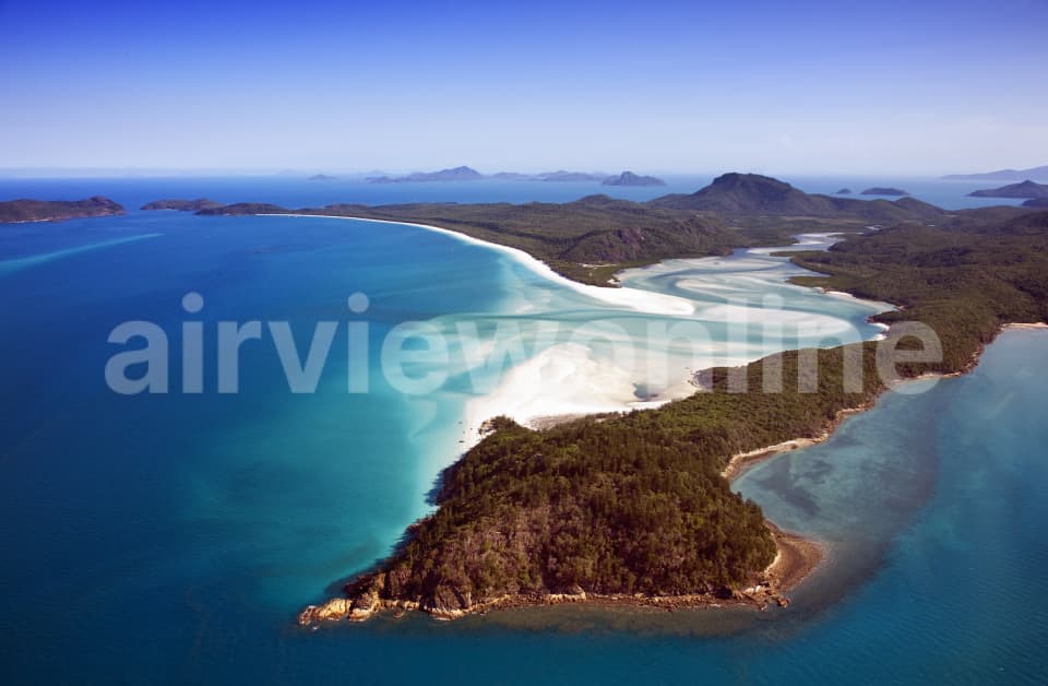 Aerial Image of Whitehaven Beach