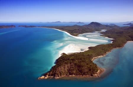 Aerial Image of WHITEHAVEN BEACH