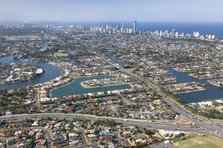 Aerial Image of BROADBEACH WATERS AERIAL PHOTO