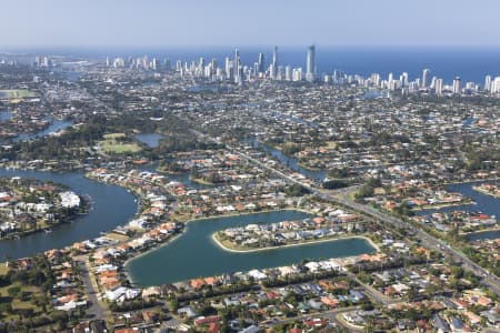 Aerial Image of BROADBEACH WATERS AERIAL PHOTO
