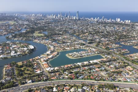 Aerial Image of BROADBEACH WATERS AERIAL PHOTO