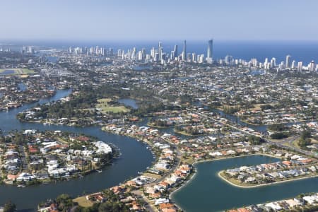 Aerial Image of BROADBEACH WATERS AERIAL PHOTO