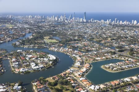 Aerial Image of BROADBEACH WATERS AERIAL PHOTO