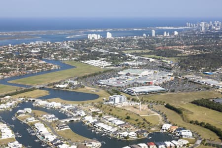 Aerial Image of HARBOUR QUAYS BIGGERA WATERS