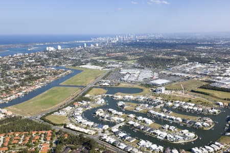 Aerial Image of HARBOUR QUAYS BIGGERA WATERS