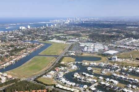 Aerial Image of HARBOUR QUAYS BIGGERA WATERS