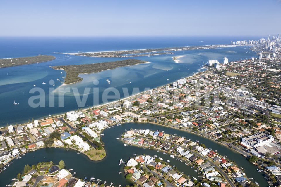 Aerial Image of Biggera Waters Aerial Photo