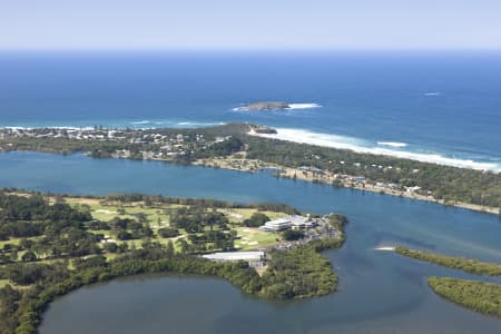 Aerial Image of COOLANGATTA & TWEED HEADS GOLF COURSE