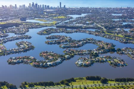 Aerial Image of CLEAR ISLAND WATERS