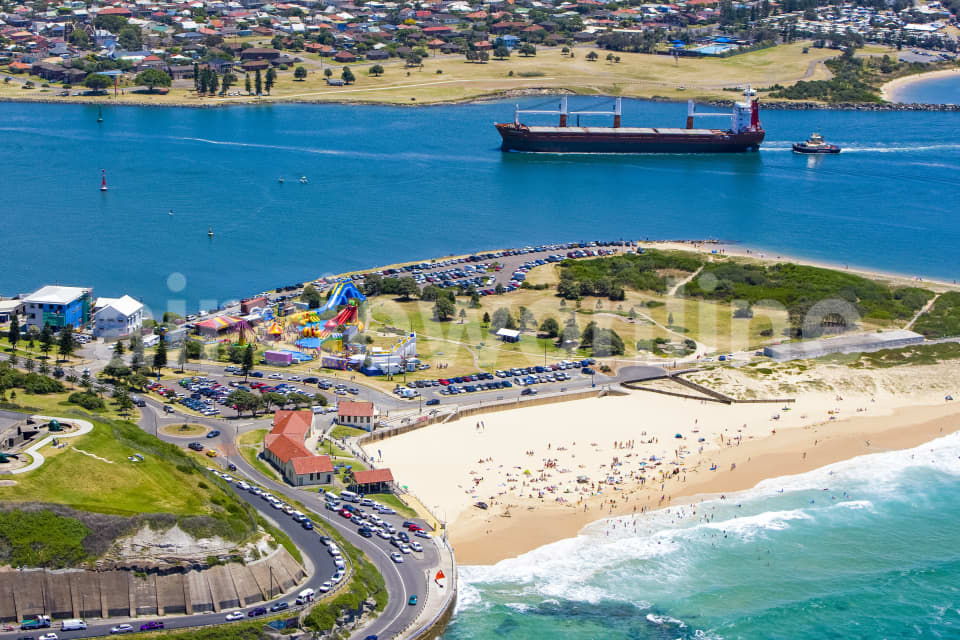 Aerial Image of Nobbys Beach