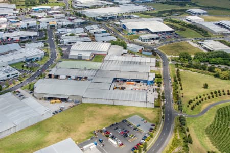 Aerial Image of SOUTHERN CLOSE UP VIEW OF AIRPORT OAKS INDUSTRIAL AREA