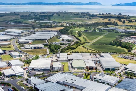 Aerial Image of MANGERE LOOKING WEST TO MANUKAU HARBOUR