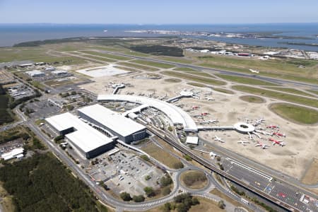 Aerial Image of BRISBANE INTERNATIONAL AIRPORT