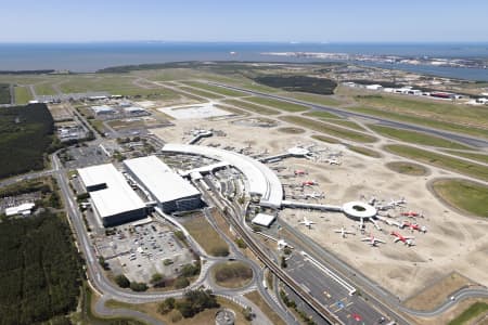 Aerial Image of BRISBANE INTERNATIONAL AIRPORT