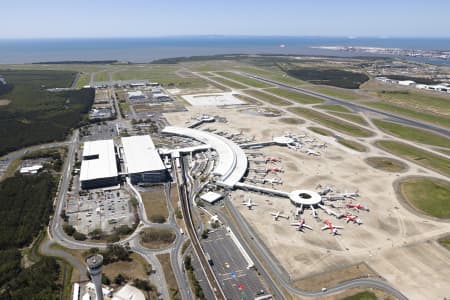 Aerial Image of BRISBANE INTERNATIONAL AIRPORT
