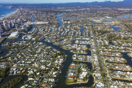 Aerial Image of BROADBEACH WATERS