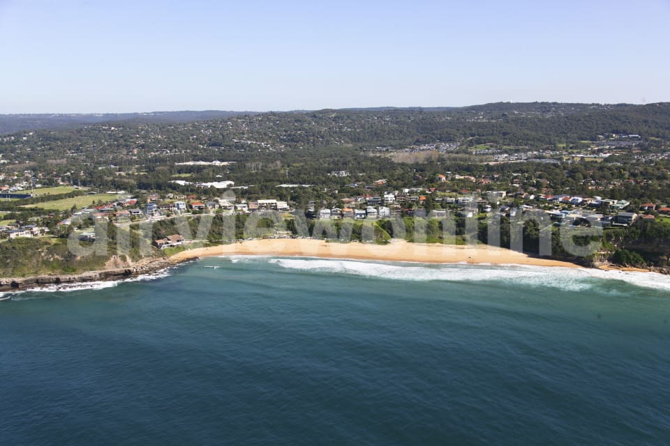 Aerial Image of Warriewood Beach